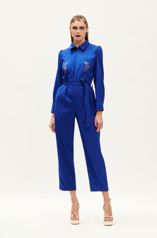 WeAreDesign – Zip Fastening Jumpsuit Indigo