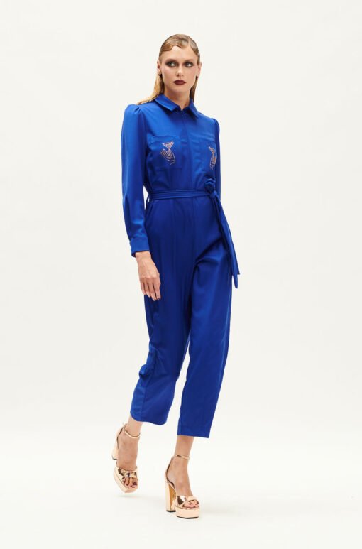 WeAreDesign – Zip Fastening Jumpsuit Indigo