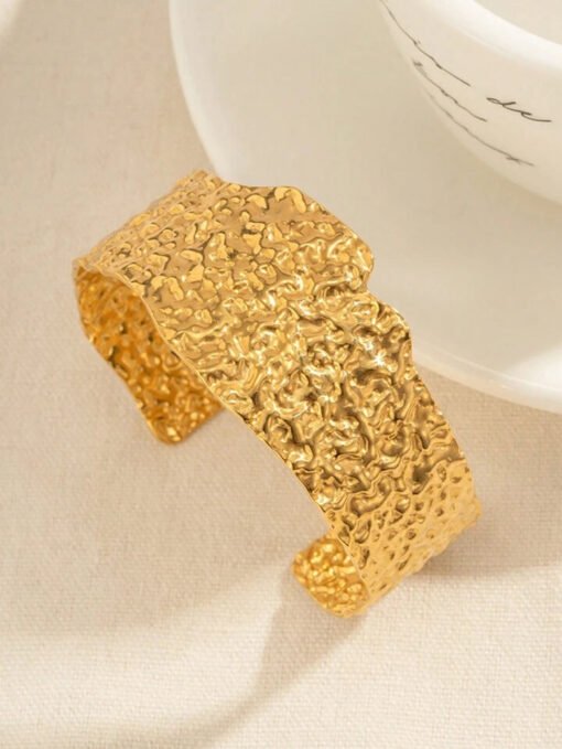 Cara – Open Gold Stainless Steel Cuff Cara – Open Gold Stainless Steel Cuff