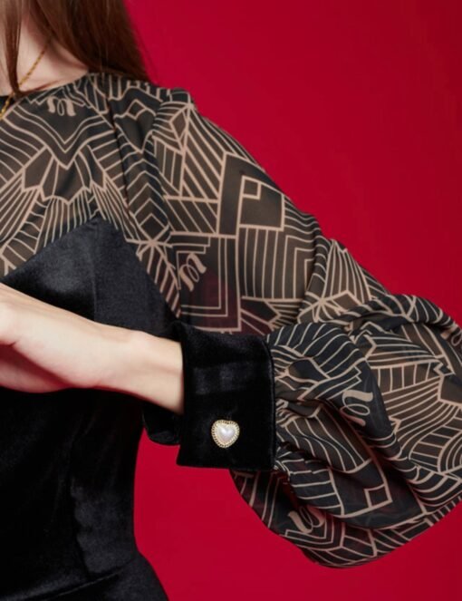 We Are Design – Velvet Gown Black