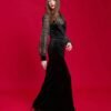 We Are Design – Velvet Gown Black We Are Design – Velvet Gown Black
