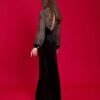 We Are Design – Velvet Gown Black We Are Design – Velvet Gown Black