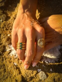 Spiral – 18k Gold Plated Cubic Zirconia Spiral – 18k Gold Plated Cubic Zirconia