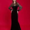 We Are Design – Velvet Gown Black We Are Design – Velvet Gown Black