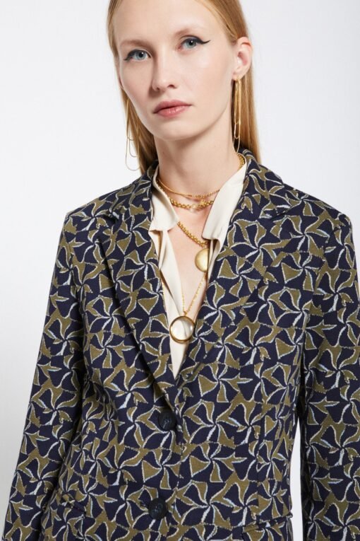 Ottod’Ame – Printed Fit Blazer