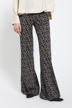 Ottod’Ame – Printed Flare Trousers Ottod’Ame – Printed Flare Trousers