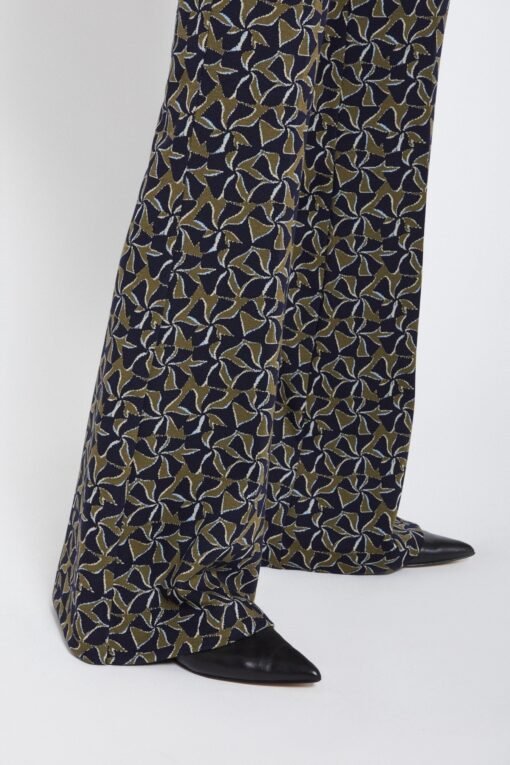 Ottod’Ame – Printed Flare Trousers