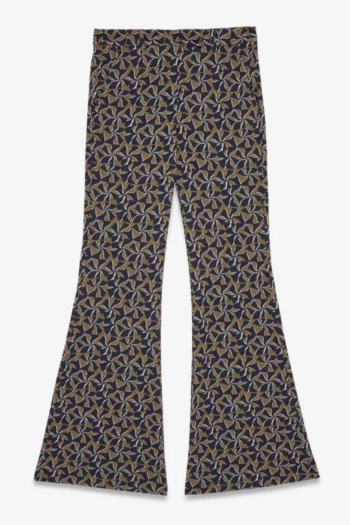 Ottod’Ame – Printed Flare Trousers