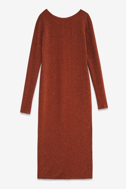 Ottod’Ame – Viscose Long Dress with Lurex