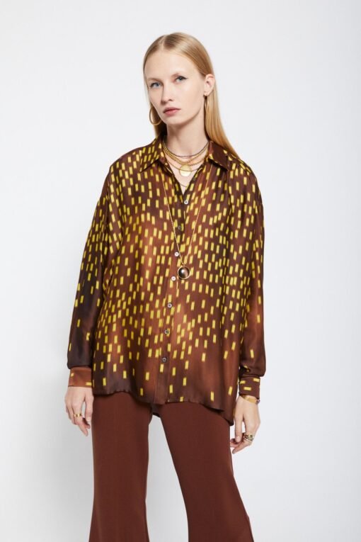 Ottod’Ame – Printed Pure Viscose Shirt