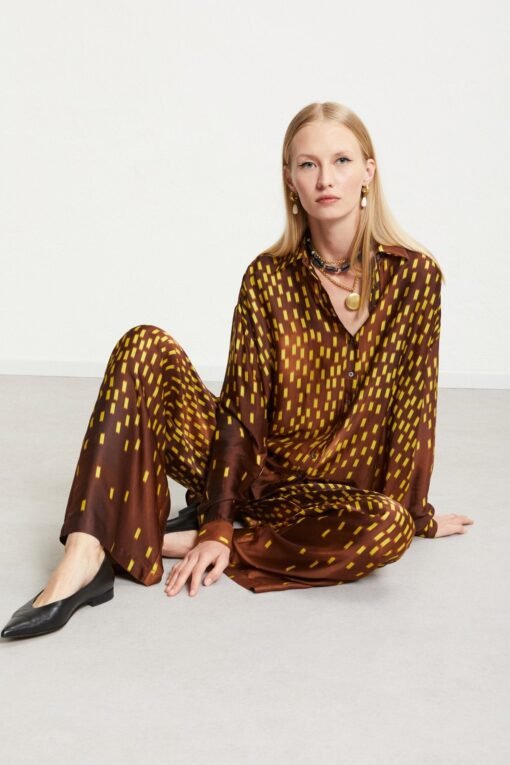Ottod’Ame – Printed Pure Viscose Shirt