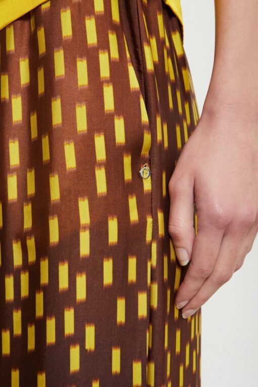 Ottod’Ame – Printed Pure Viscose Palazzo Trousers