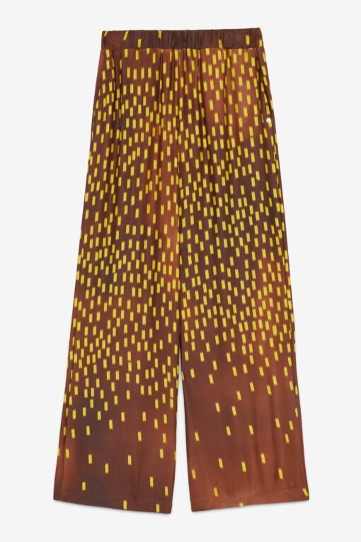Ottod’Ame – Printed Pure Viscose Palazzo Trousers