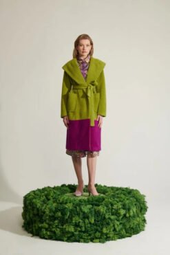 Le Sarte Del Sole – Bicolor Cardigan Coat Le Sarte Del Sole – Bicolor Cardigan Coat