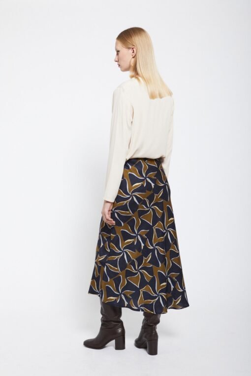 Ottod’Ame – Pure Viscose Midi Skirt