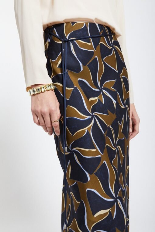 Ottod’Ame – Pure Viscose Midi Skirt