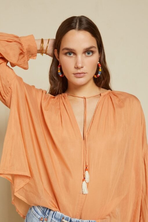 Ottod’Ame – Linen blend blouse
