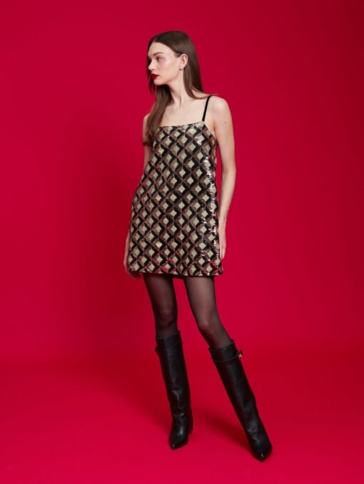 We Are Design – Party Mini Dress Bronze Gold