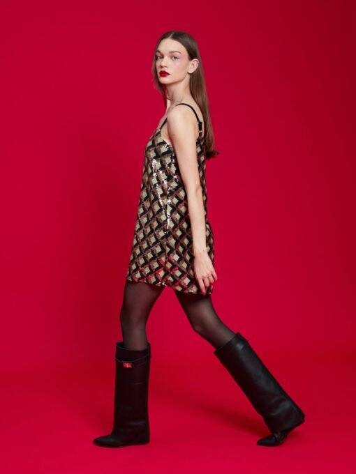 We Are Design – Party Mini Dress Bronze Gold