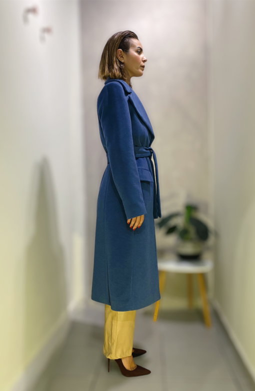 Gai Mattiolo – Blue Wool Coat Gai Mattiolo – Blue Wool Coat