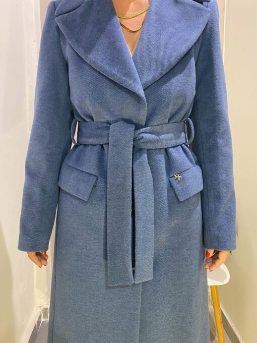 Gai Mattiolo – Blue Wool Coat Gai Mattiolo – Blue Wool Coat