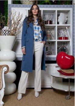 Gai Mattiolo – Blue Wool Coat Gai Mattiolo – Blue Wool Coat