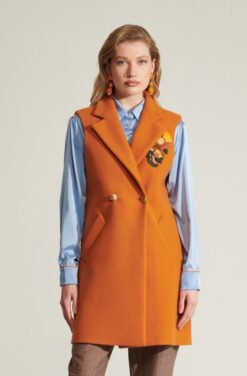 Le Sarte Del Sole – Classic Sleeveless Vest Coat Le Sarte Del Sole – Classic Sleeveless Vest Coat