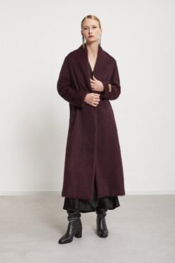 Ottod’Ame – Wool-blend coat with belt Ottod’Ame – Wool-blend coat with belt