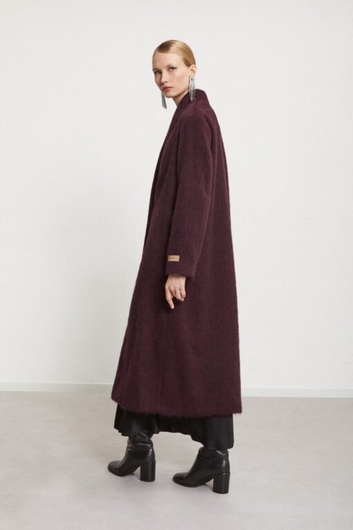 Ottod’Ame – Wool-blend coat with belt