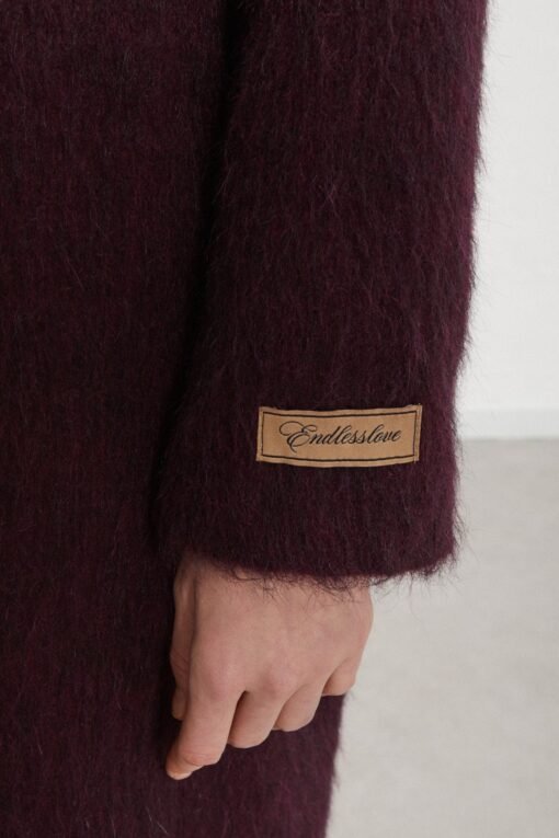 Ottod’Ame – Wool-blend coat with belt