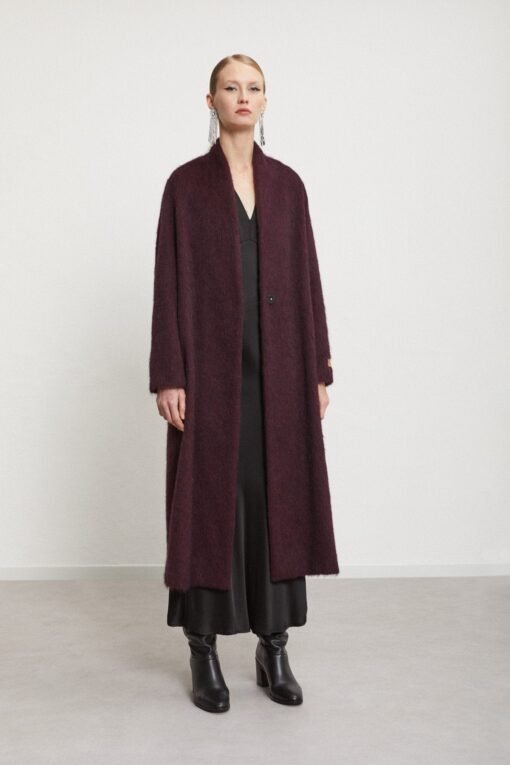Ottod’Ame – Wool-blend coat with belt