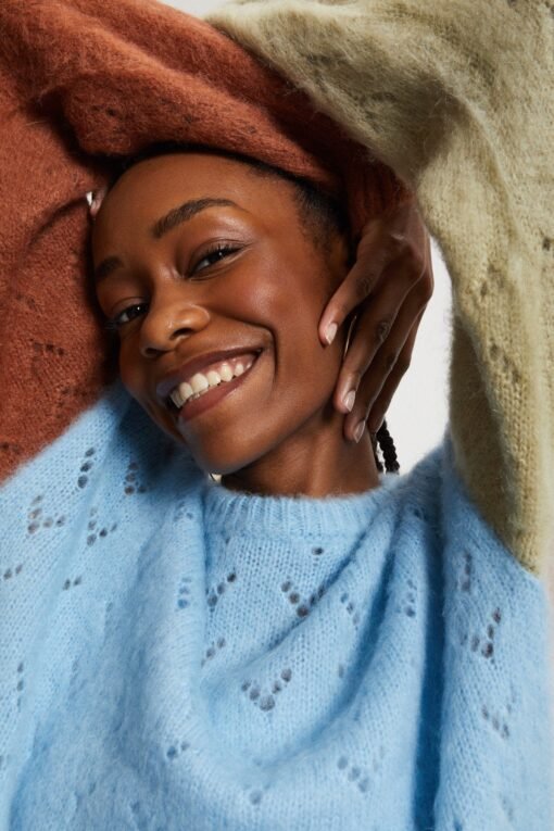 Ottod’Ame – Mohair Blend Multicolor Jumper