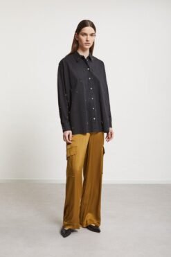 Ottod’Ame – Pure Viscose Fluid Palazzo Trousers Ottod’Ame – Pure Viscose Fluid Palazzo Trousers
