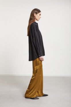 Ottod’Ame – Pure Viscose Fluid Palazzo Trousers Ottod’Ame – Pure Viscose Fluid Palazzo Trousers