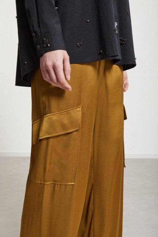 Ottod’Ame – Pure Viscose Fluid Palazzo Trousers