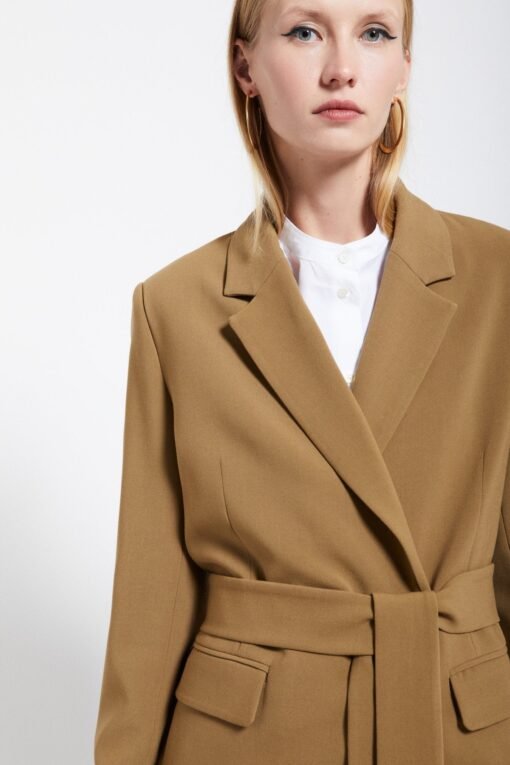 Ottod’Ame – Midi Blazer with Belt