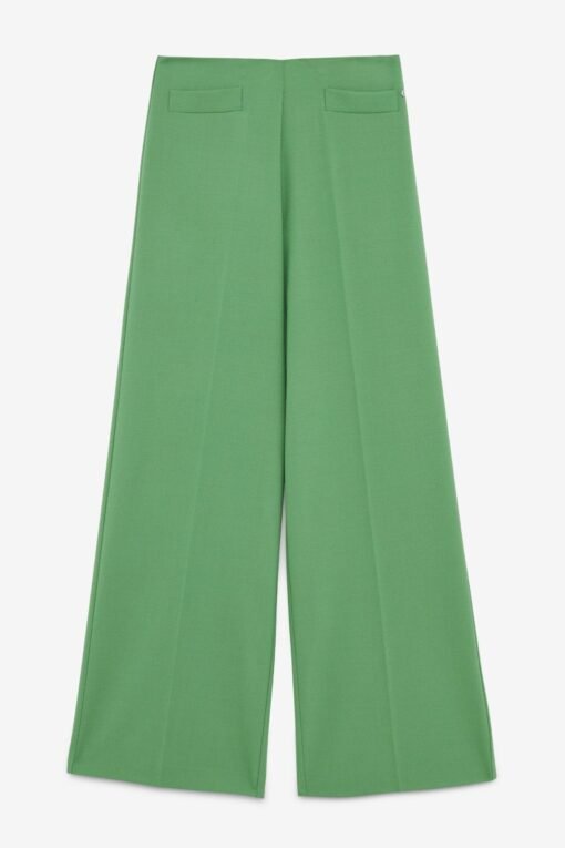 Ottod’Ame – Wool Blend Palazzo Trousers