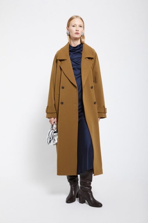 Ottod’Ame – Double-breasted Trench with Sash