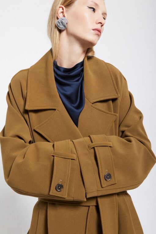 Ottod’Ame – Double-breasted Trench with Sash