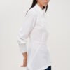 Shirt with Asymmetrical Hemline Shirt with Asymmetrical Hemline