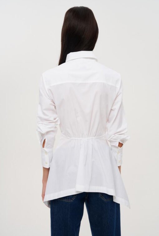 Shirt with Asymmetrical Hemline