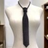 Black Beaded Tie Black Beaded Tie