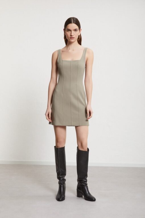 Solid Sheath Dress