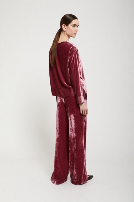 Ottod’Ame – Velvet Palazzo Trousers