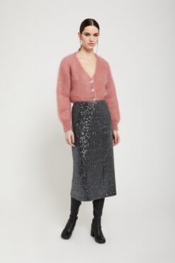 Ottod’Ame – Longuette Skirt with Sequins