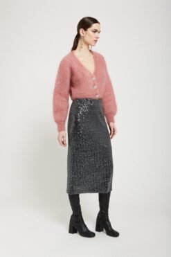 Ottod’Ame – Longuette Skirt with Sequins