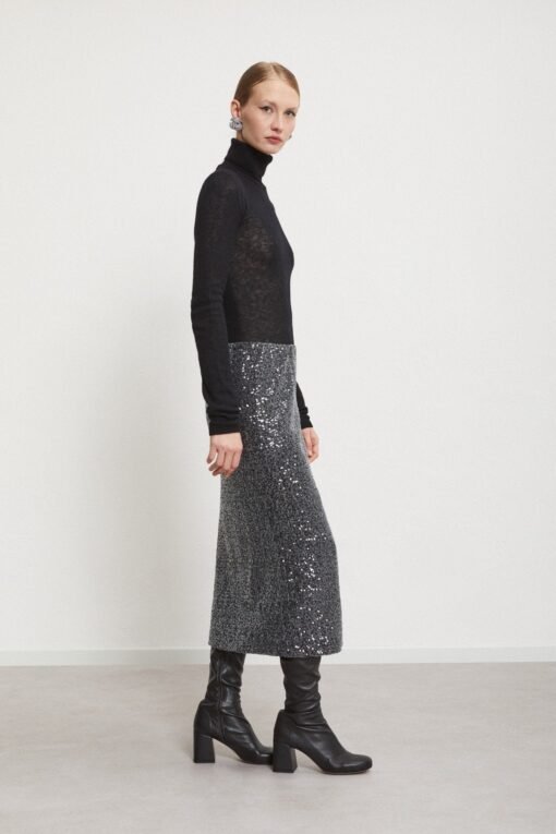 Ottod’Ame – Longuette Skirt with Sequins