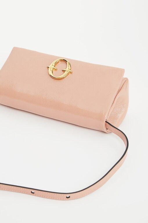 Leather Juicy Bag Salmon