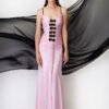 Premium Bow Plunge Cutout Gown