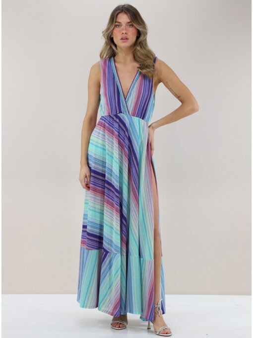 Knitted Rainbow Dress